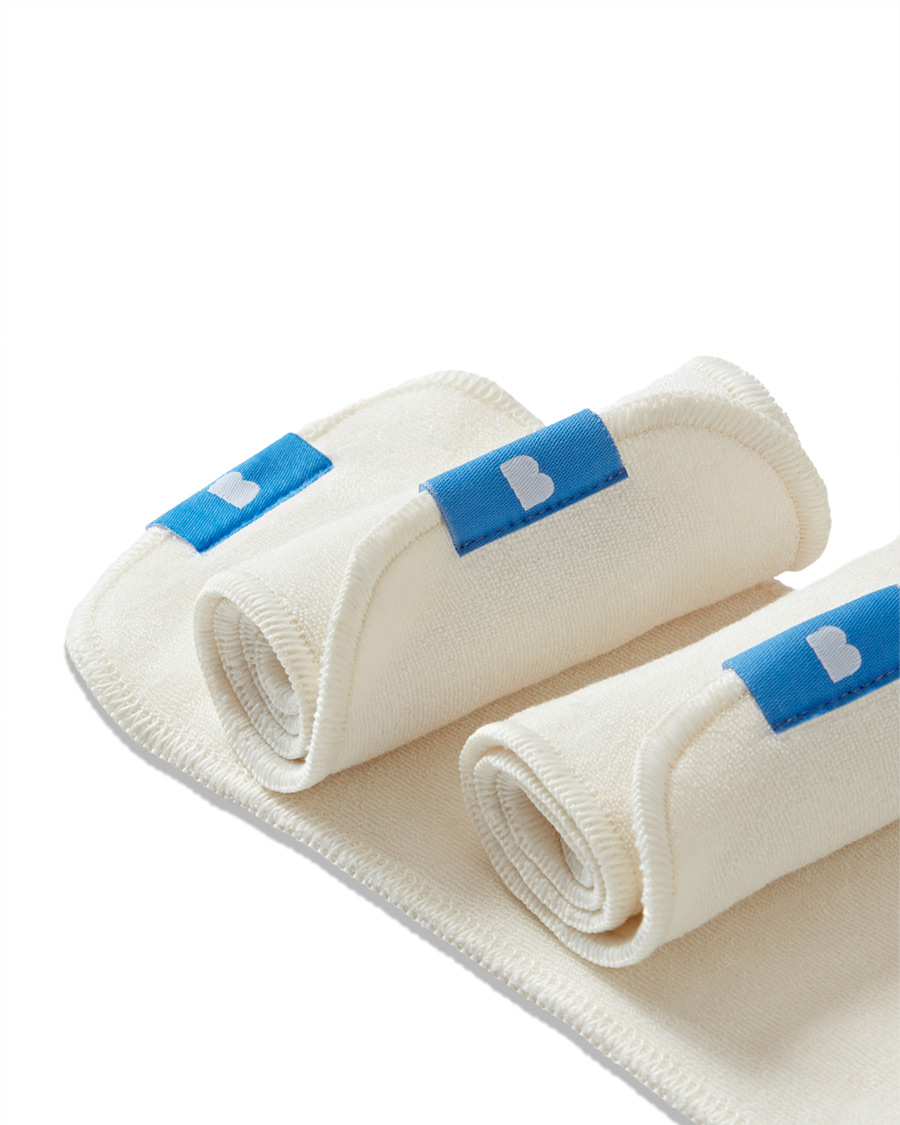 Bambino Mio Revoluční opakovaně použitelná plenková absorpční vložka Mini Boost 3 pack" "Druh:vkládací vložky|Materiál:bambusové, polyesterové|Počet kusů:3 ks|Požadované vlastnosti:Eko|Typ:absorbční|