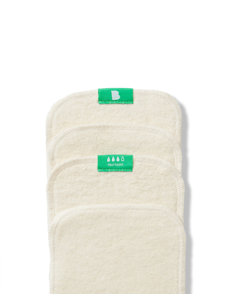 Bambino Mio Revoluční opakovaně použitelná absorpční vložka Flexi Boost 2 pack" "Druh:vkládací vložky|Materiál:bambusové, polyesterové|Počet kusů:2 ks|Požadované vlastnosti:Eko|Typ:absorbční|