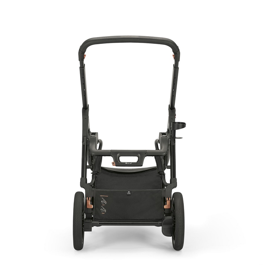 Inglesina Inglesina podvozek APTICA XT Black" "Barva:černé|Počet kol:čtyřkolové|Požadované vlastnosti:odpružení, Zatáčecí kola, Lze připevnit autosedačku|