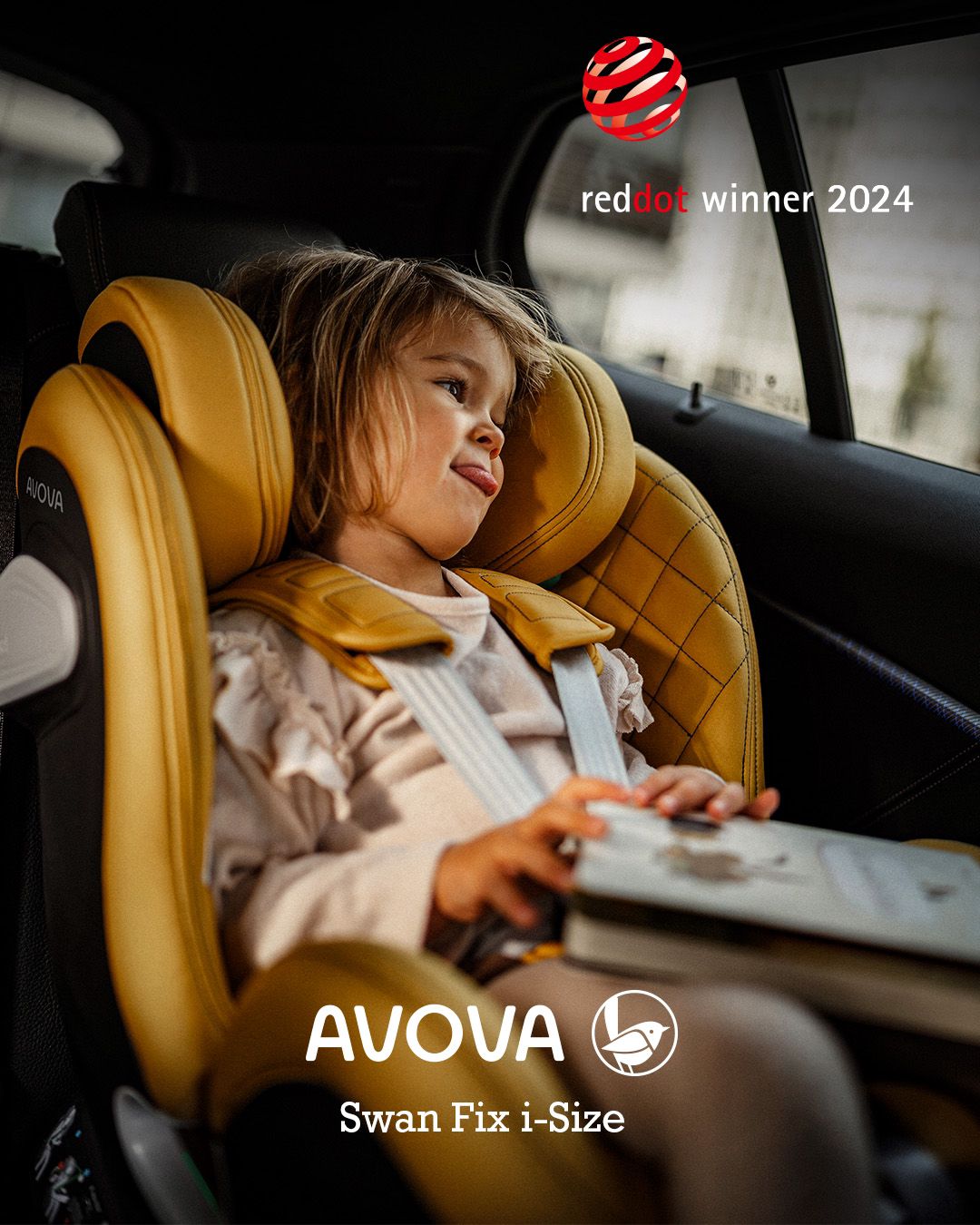 Avova Swan-fix I-SIZE 2026 Cactus Green 40-125cm