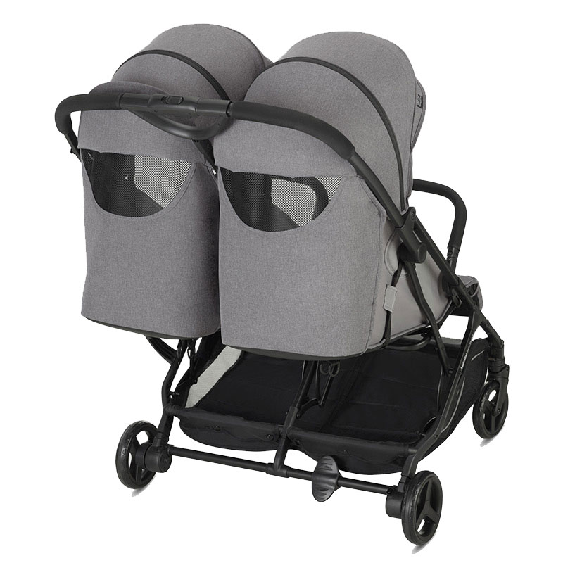 Inglesina Inglesina Twin Sketch 2025 Grey" "Barva:šedé|Počet dětí:dvojčata/sourozenci|Požadované vlastnosti:Zatáčecí kola|Typ:Sportovní|