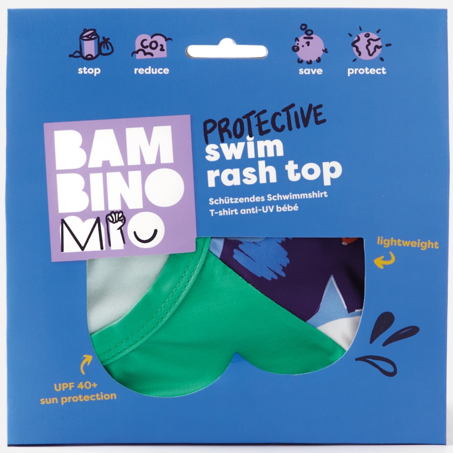 Bambino Mio Dětské tričko do vody s rukávem Ocean, 2-3 roky" "Barva:zelené|Série:Squeak|Určení:pro kluky a holky|velikost:98 (24 a více měsíců)|Značka:Bambino-Mio|