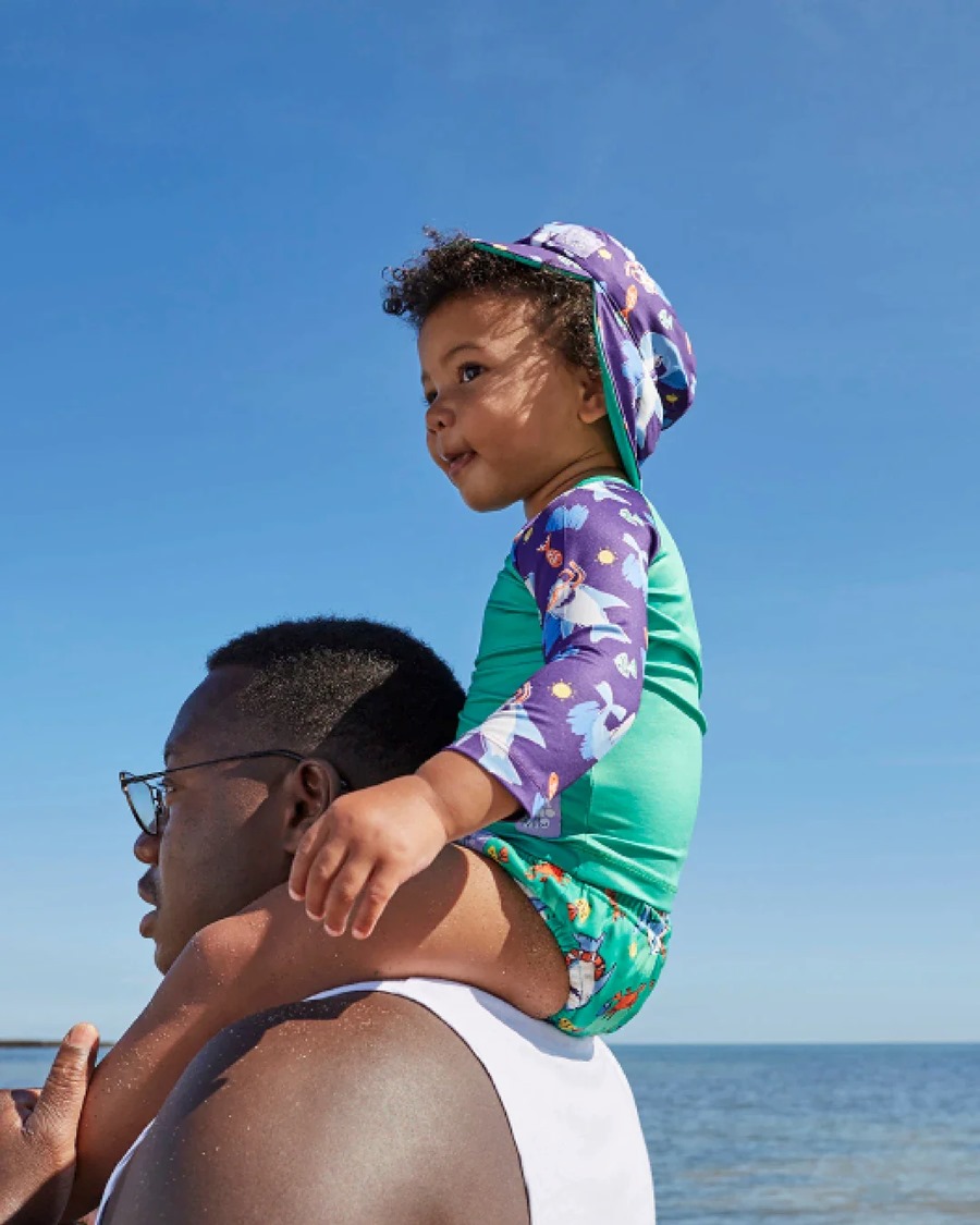 Bambino Mio Bambino Mio sada na plavání Ocean, 1-2 roky" "Barva:modré|Série:Squeak|Určení:pro kluky|velikost:86-92 ( 12-24 měsíců)|Značka:Bambino-Mio|