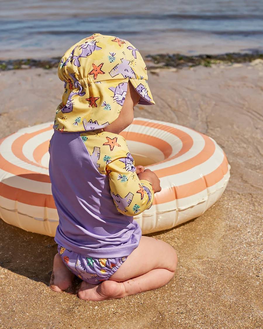 Bambino Mio Bambino Mio sada na plavání Sand, 6-12 měsíců" "Barva:fialové|Série:Flip|Určení:pro holky|velikost:74 - 80 ( 6-12 měsíců)|Značka:Bambino-Mio|