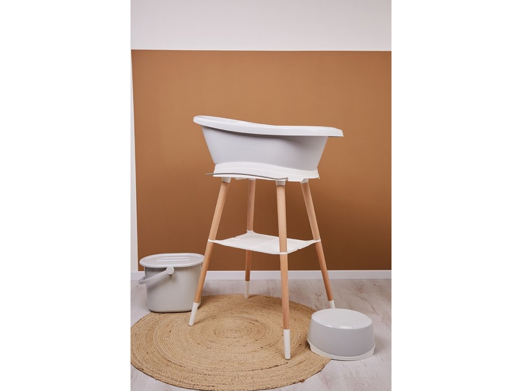 Bebe-Jou Vanička Bébé-Jou Sense Light Grey" "Barva:šedé|Druh:vaničky|Vzor:Light Grey|