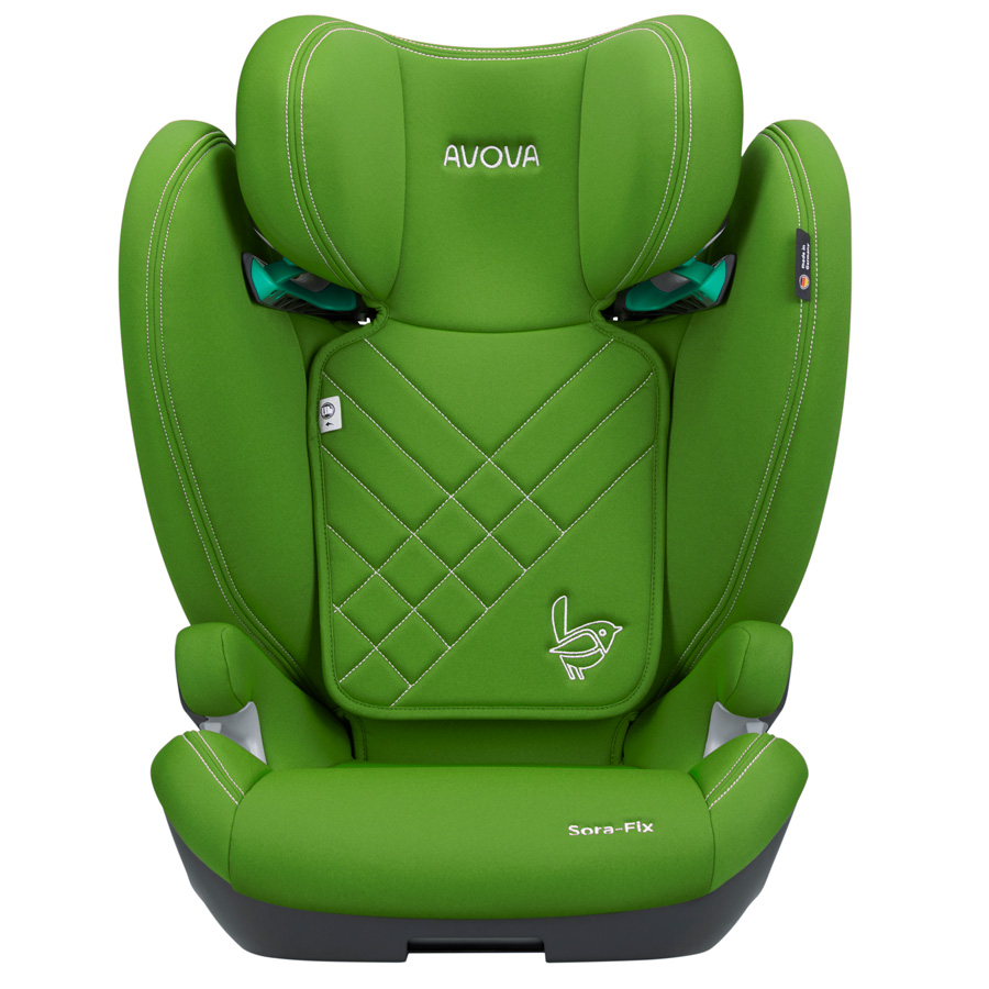 AVOVA AVOVA Sora-Fix 2026 Cactus Green, 100-150 cm" "Barva:světle zelená|ISOFIX:ANO|Nastavitelná výška opěrky hlavy:ano|Odpovídá normě:ECE R129 i-Size|Orientace:po směru jízdy|Polohování:ano|Snímatelný a prací potah:ano|Věková kategorie:3-12|Výškově nasta