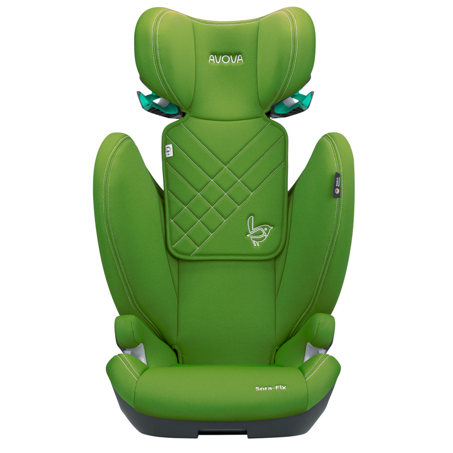 AVOVA AVOVA Sora-Fix 2026 Cactus Green, 100-150 cm" "Barva:světle zelená|ISOFIX:ANO|Nastavitelná výška opěrky hlavy:ano|Odpovídá normě:ECE R129 i-Size|Orientace:po směru jízdy|Polohování:ano|Snímatelný a prací potah:ano|Věková kategorie:3-12|Výškově nasta