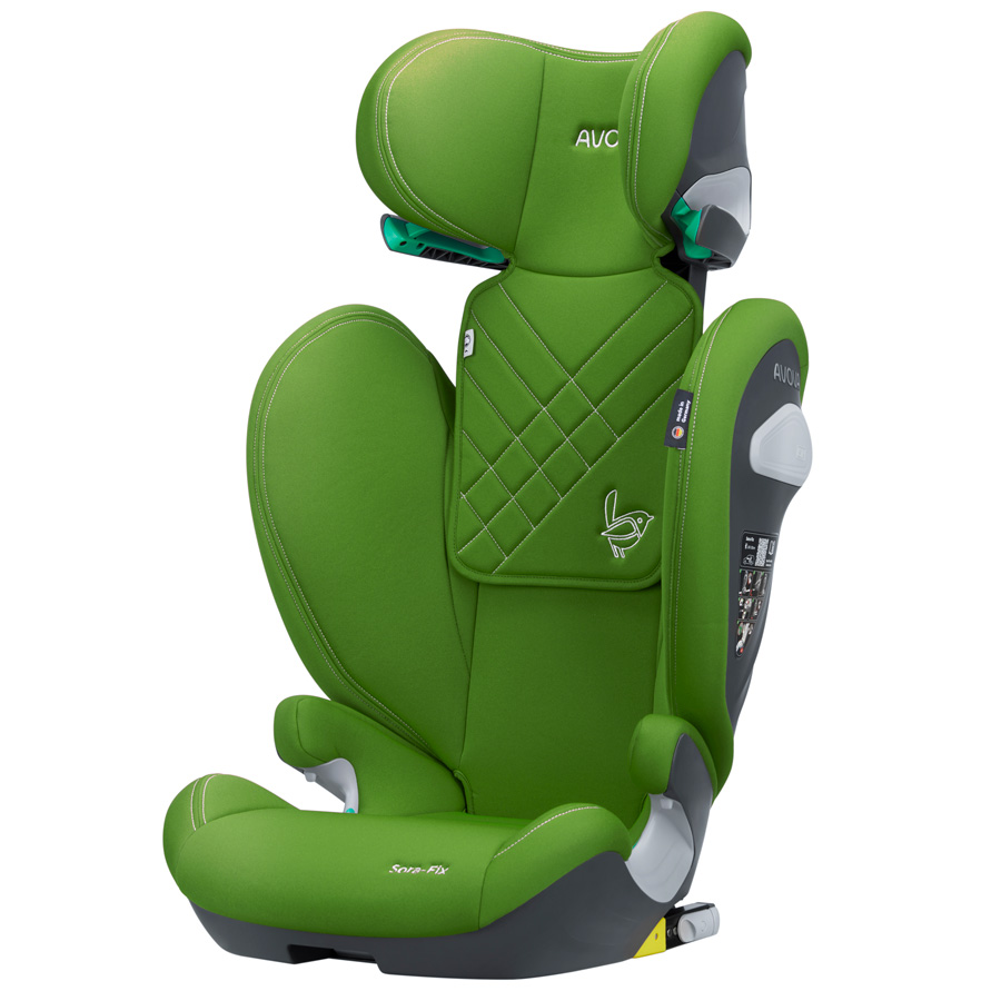 AVOVA AVOVA Sora-Fix 2026 Cactus Green, 100-150 cm" "Barva:světle zelená|ISOFIX:ANO|Nastavitelná výška opěrky hlavy:ano|Odpovídá normě:ECE R129 i-Size|Orientace:po směru jízdy|Polohování:ano|Snímatelný a prací potah:ano|Věková kategorie:3-12|Výškově nasta