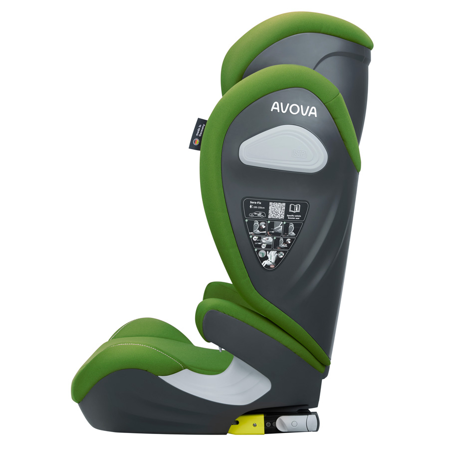 AVOVA AVOVA Sora-Fix 2026 Cactus Green, 100-150 cm" "Barva:světle zelená|ISOFIX:ANO|Nastavitelná výška opěrky hlavy:ano|Odpovídá normě:ECE R129 i-Size|Orientace:po směru jízdy|Polohování:ano|Snímatelný a prací potah:ano|Věková kategorie:3-12|Výškově nasta