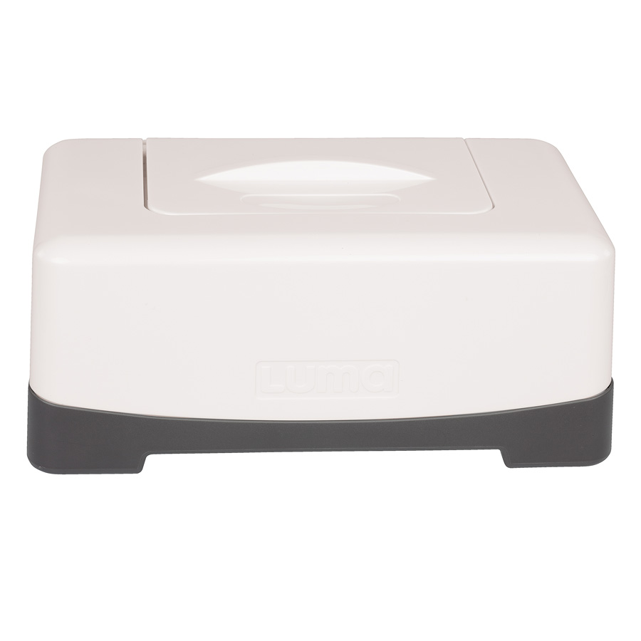 LUMA Box na vlhčené ubrousky Luma Silk Oat" "Barva:šedé|Druh:Kosmetické pomůcky|Rozměry:21x12,9x9,3 cm|Typ:pro kojence|Vzor:Silk Oat|