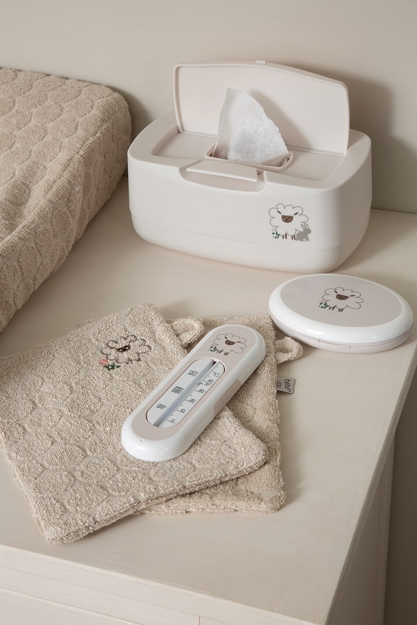 Bebe-Jou Froté žínky Bébé-Jou Tiny Sheep 2ks" "Barva:krémové|Druh:mycí žínky|Materiál:100% bavlna|Výrobce:Bébé-jou|Vzor:Tiny Sheep|