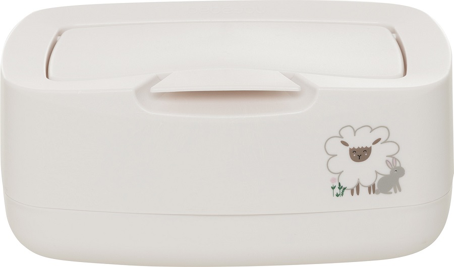 Bebe-Jou Box na ubrousky Bébé-Jou Tiny Sheep" "Barva:krémové|Druh:pouzdra na ubrousky|Použití:pro kojence|Výrobce:Bébé-jou|Vzor:Tiny Sheep|