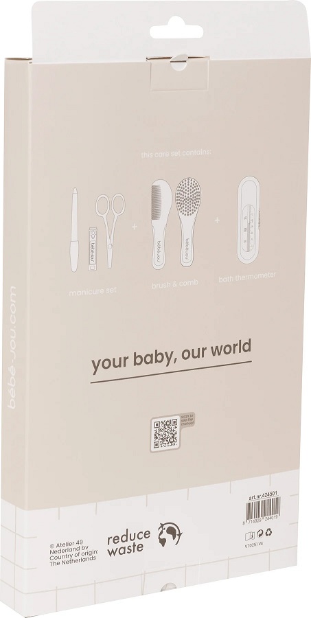 Bebe-Jou Dárková sada Bébé-Jou Tiny Sheep" "Barva:krémové|Druh:sada kosmetických pomůcek|Použití:pro kojence|Vzor:Tiny Sheep|