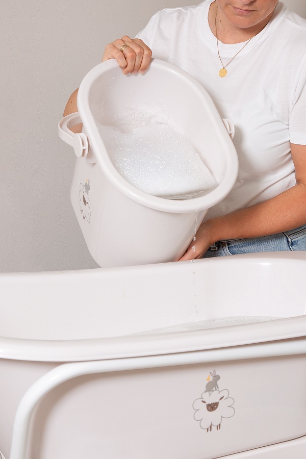 Bebe-Jou Kyblík na pleny s víkem Bébé-Jou Light Oat" "Barva:krémové|Druh:kyblíky|Materiál:plastové|Výrobce:Bébé-jou|Vzor:Light Oat|