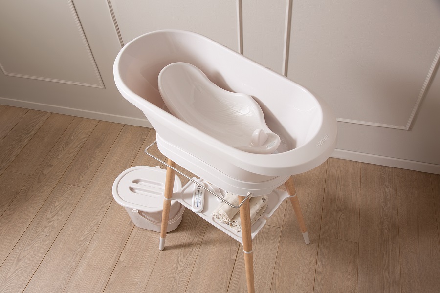 Bebe-Jou Vanička Bébé-Jou Sense Light Oat" "Barva:krémové|Druh:vaničky|Materiál:plastové|Protiskluzová úprava:ano|Výrobce:Bébé-jou|Vzor:Light Oat|