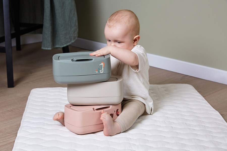 Bebe-Jou Box na ubrousky Bébé-Jou Fabulous Light Oat" "Barva:šedé|Druh:pouzdra na ubrousky|Použití:pro kojence|Vzor:Light Oat|
