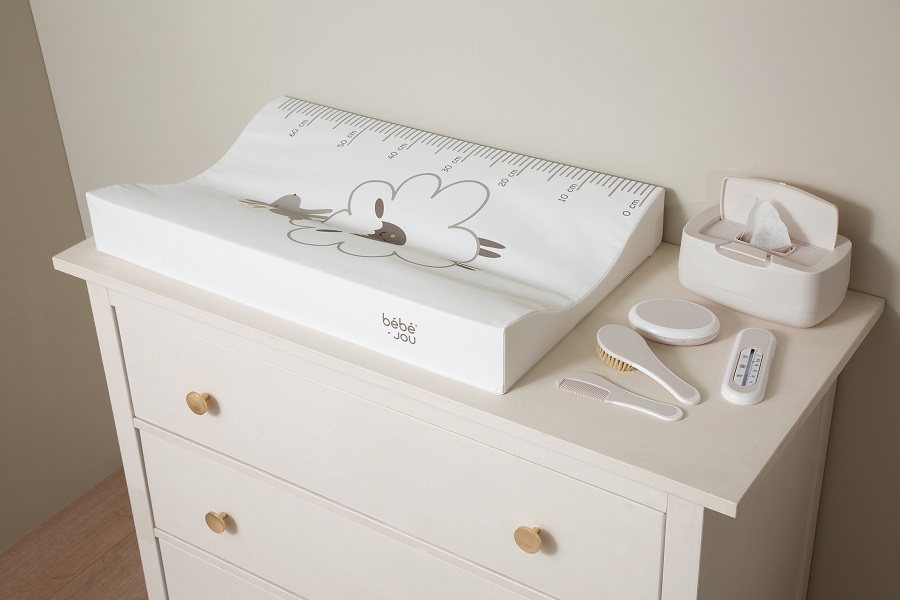 Bebe-Jou Dárková sada Bébé-Jou Light Oat" "Barva:krémové|Druh:sada kosmetických pomůcek|Použití:pro kojence|Vzor:Light Oat|