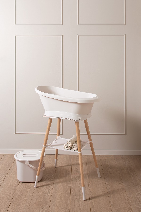 Bebe-Jou Koupací sada Bébé-jou Sense 7 dílná Light Oat" "Barva:krémové|Druh:koupací sada|Materiál:plastové|Vzor:Light Oat|