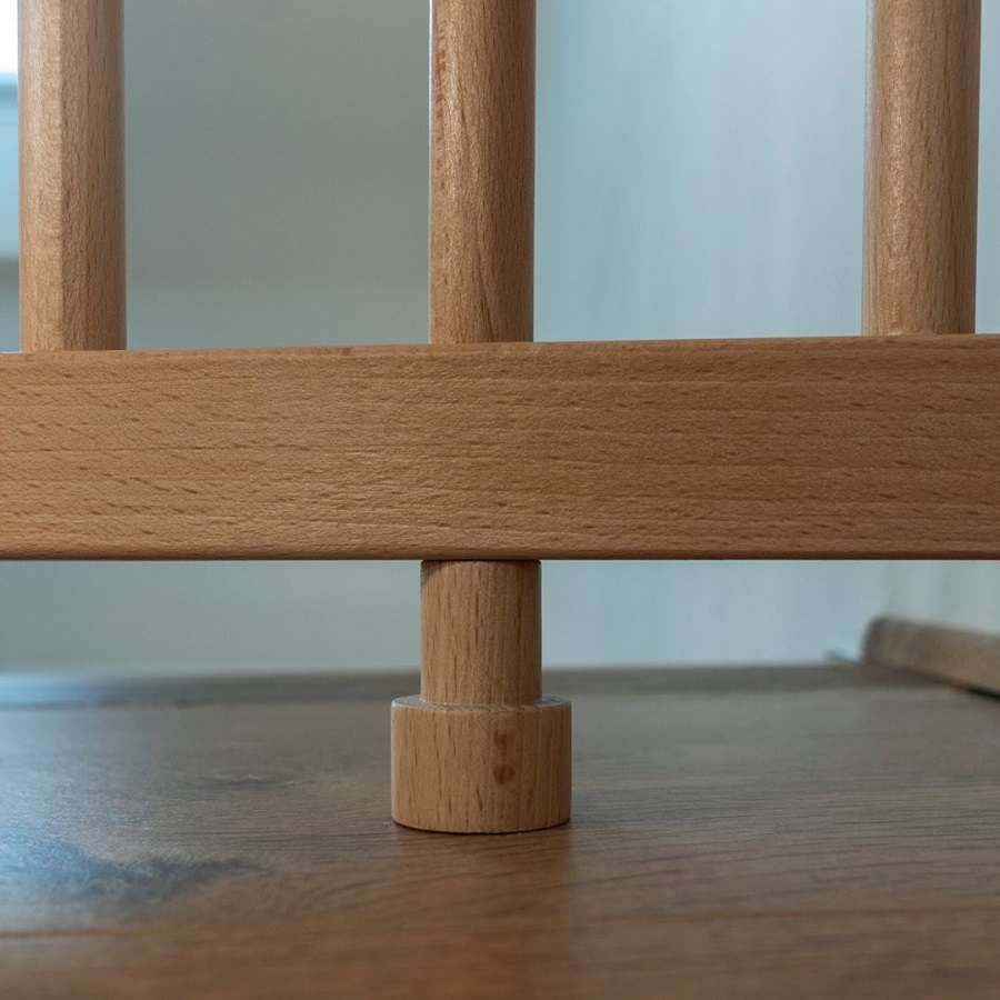 Baby Dan Vysoká zábrana na schodiště BabyDan Adjust Pro Stair Gate Wood, 65-110cm" "Barva:béžové|Druh zábrany:zábrana na schody|Materiál:dřevěné|Výrobce:BabyDan|