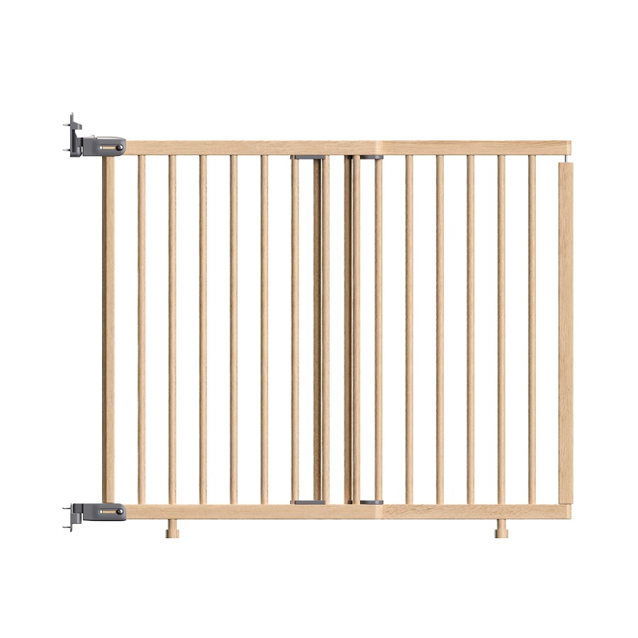 Baby Dan Vysoká zábrana na schodiště BabyDan Adjust Pro Stair Gate Wood, 65-110cm" "Barva:béžové|Druh zábrany:zábrana na schody|Materiál:dřevěné|Výrobce:BabyDan|