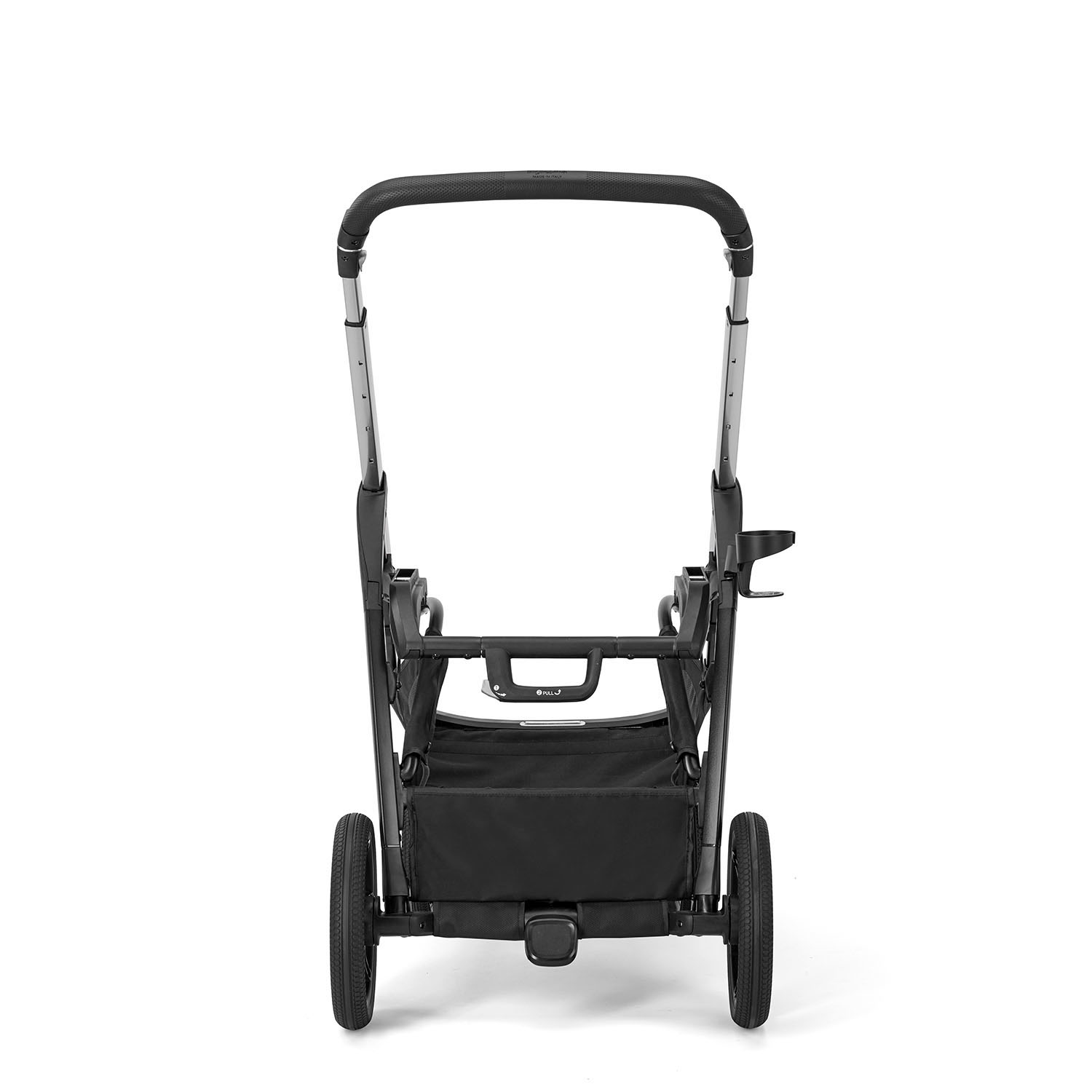 Inglesina Inglesina lesklý podvozek APTICA Glam Litio/Black" "Barva:černé|Počet kol:čtyřkolový|Požadované vlastnosti:odpružení, Zatáčecí kola, Lze připevnit autosedačku|
