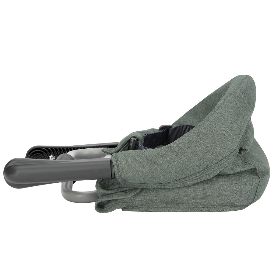 Inglesina Dětská skládací židlička Inglesina Fast Charcoal Grey" "Barva:šedé|Druh produktu:židličky|Nosnost:15 kg|Popruhy:ano|