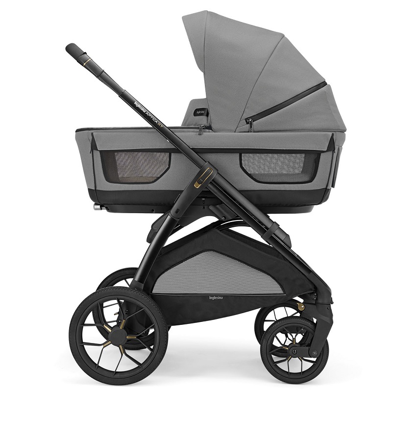 Inglesina Kočárek Inglesina Aptica  XT Darwin 4v1 2025 Canyon Grey" "Barva:šedé|Lze připevnit autosedačku:ano|Počet kol:čtyřkolové|Požadované vlastnosti:odpružení, Zatáčecí kola, Lze připevnit autosedačku|Typ:kombinované|