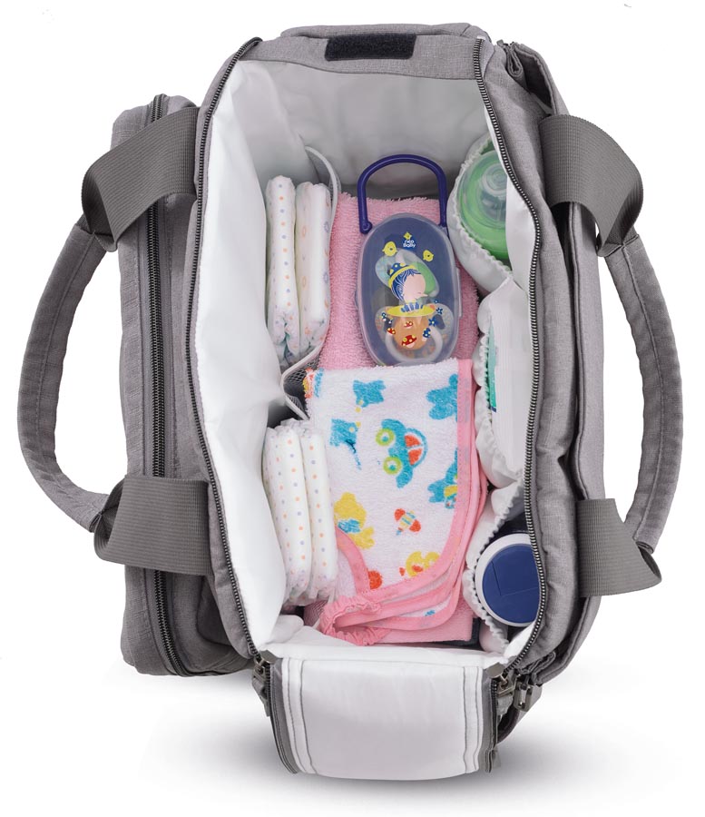 Inglesina Inglesina Taska Dual Bag Platinum Grey" "Barva:šedé|Lze připevnit ke kočárku:ano|