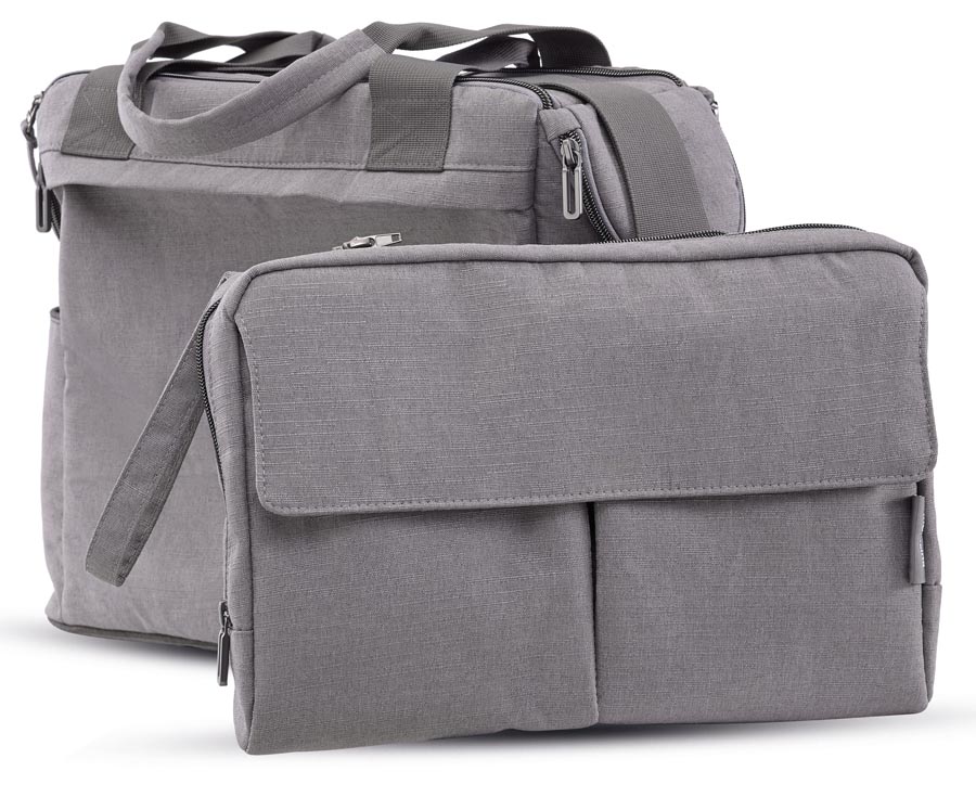 Inglesina Inglesina Taska Dual Bag Platinum Grey" "Barva:šedé|Lze připevnit ke kočárku:ano|