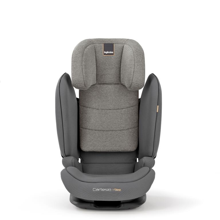 Inglesina Inglesina Cartesio I-Size 2026 Moon Grey" "Barva:světle šedé|ISOFIX:ANO|Nastavitelná výška opěrky hlavy:ano|Odpovídá normě:ECE R129 i-Size|Orientace:po směru jízdy|Polohování:ano|Snímatelný a prací potah:ano|Věková kategorie:3-12|Výškově nastavi