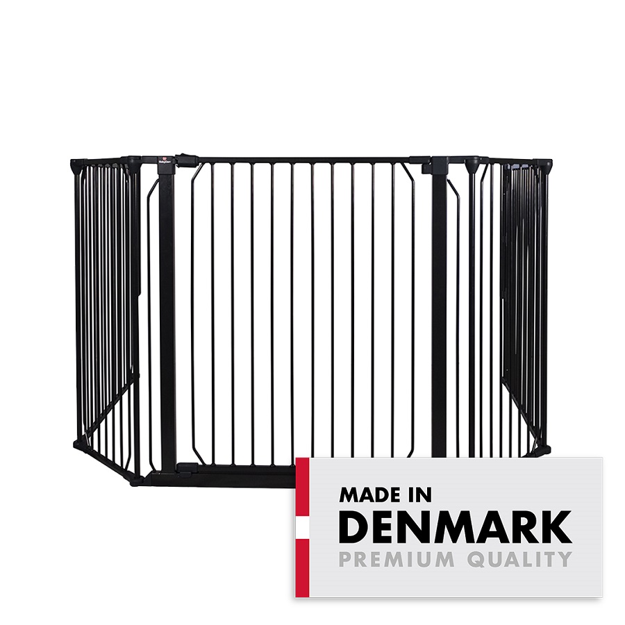 Baby Dan Univerzální prostorová zábrana BabyDan CombiFit XL, černá" "Barva:černé|Druh zábrany:prostorové zábrany|Materiál:kovové|Výrobce:BabyDan|