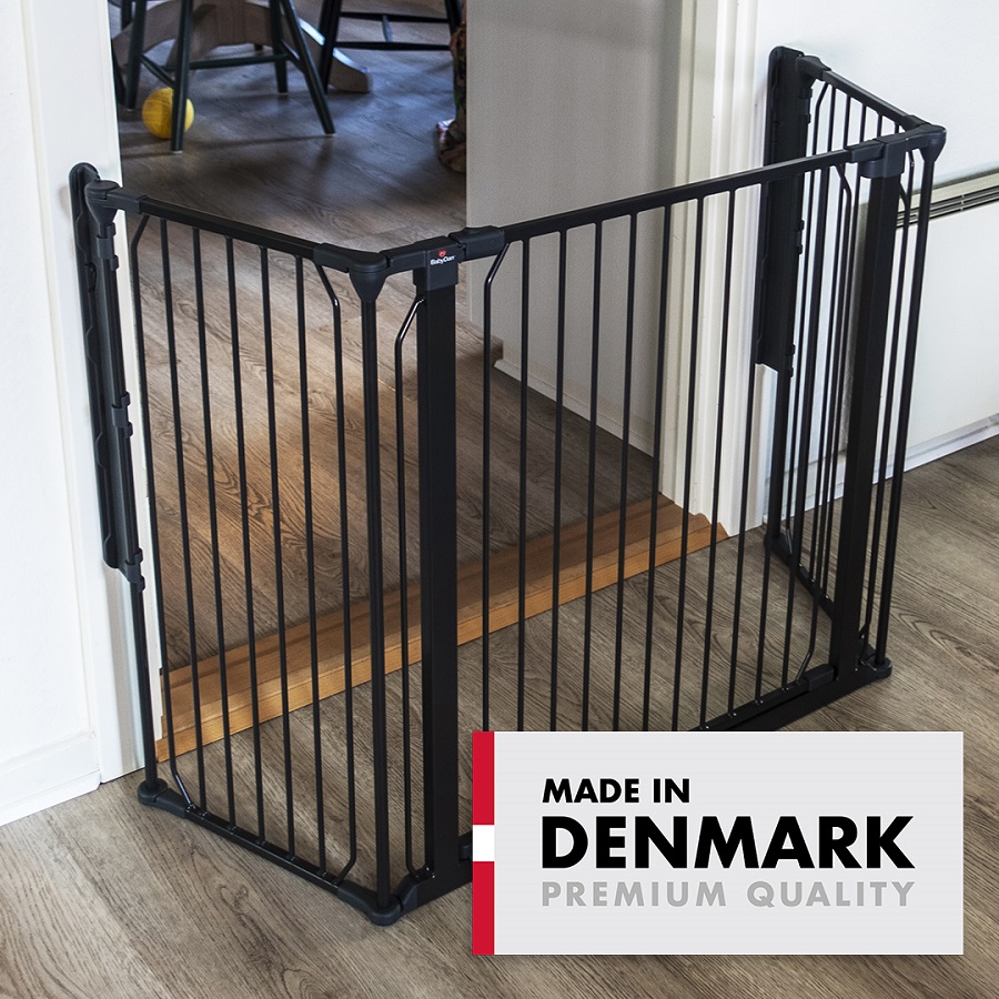 Baby Dan Univerzální prostorová zábrana BabyDan Carl Wide, černá" "Barva:černé|Druh zábrany:prostorové zábrany|Materiál:kovové|Výrobce:BabyDan|