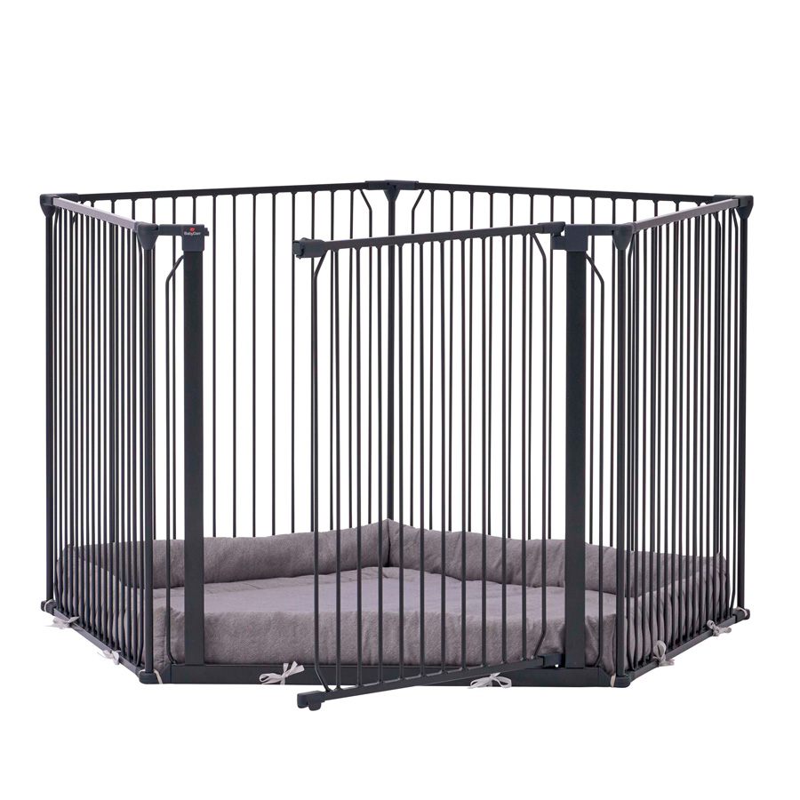 Baby Dan Univerzální ohrádka BabyDan Carl Pentagon Playpen, černá" "Hmotnost:17 kg|Materiál:plast|Požadované vlastnosti:Skládací|Rozměr:100 × 100 cm|Výrobce:Baby-Dan|Výška:70,5 cm|