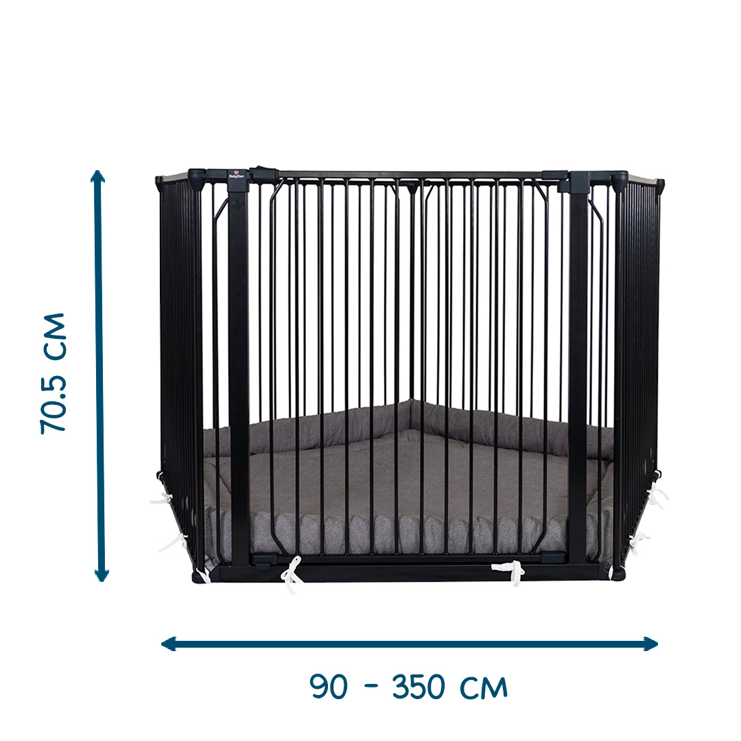 Baby Dan Univerzální ohrádka BabyDan Carl Pentagon Playpen, černá" "Hmotnost:17 kg|Materiál:plast|Požadované vlastnosti:Skládací|Rozměr:100 × 100 cm|Výrobce:Baby-Dan|Výška:70,5 cm|