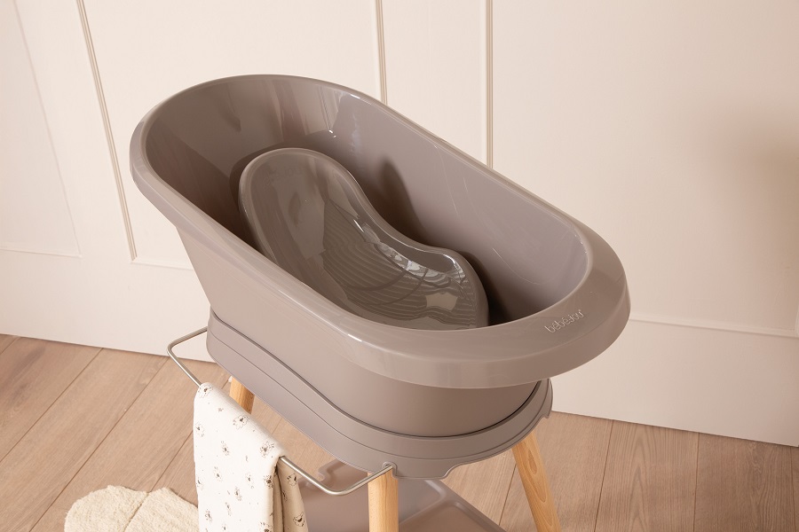 Bebe-Jou Lehátko do vaničky Bébé-Jou Chalk Brown" "Barva:hnědé|Druh:lehátka do vany|Vzor:Chalk Brown|