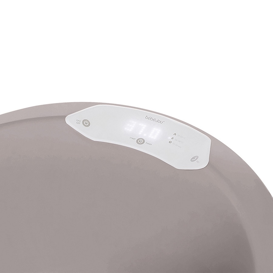 Bebe-Jou Digitální vanička Bébé-Jou Sense Edition Chalk Brown" "Barva:hnědé|Druh:vaničky|Materiál:plastové|Vzor:Chalk Brown|Značka:Bébé-jou|