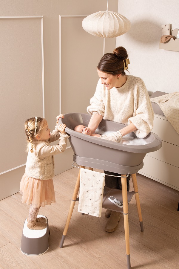 Bebe-Jou Vanička Bébé-Jou Sense Chalk Brown" "Barva:hnědé|Druh:vaničky|Materiál:plastové|Protiskluzová úprava:ano|Výrobce:Bébé-jou|Vzor:Chalk Brown|