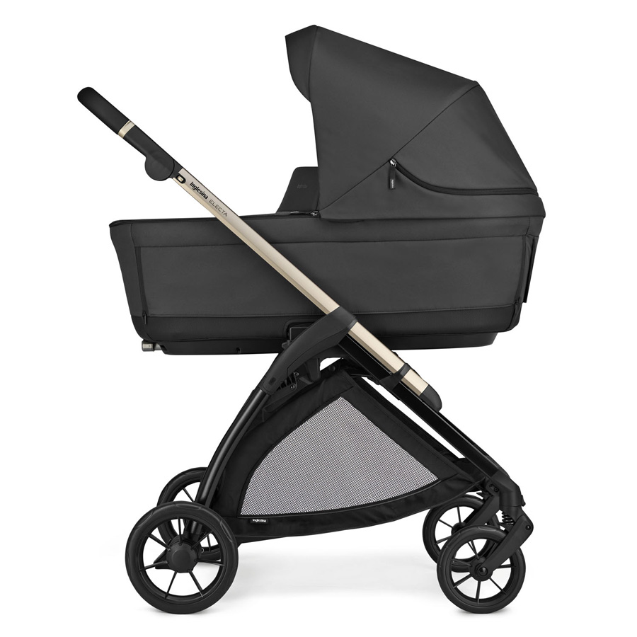 Inglesina Kočárek Inglesina Electa Duo 2v1 2025 Upper Black" "Barva:černé|Hmotnost:14|Materiál:melange|Nosnost:22 kg|Počet kol:čtyřkolové|Požadované vlastnosti:S odpružením|Typ:kombinované|Výrobce:Inglesina|Značka:Inglesina|