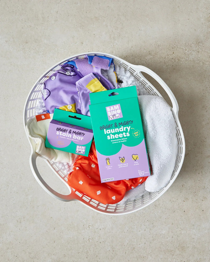 Bambino Mio Bambino Mio Bright and Mighty prací papírky" "Druh:papírky|Hmotnost:méně než 1 kg|Požadované vlastnosti:na barevné prádlo|Výrobce:Bambino Mio|Značka:Bambino Mio|