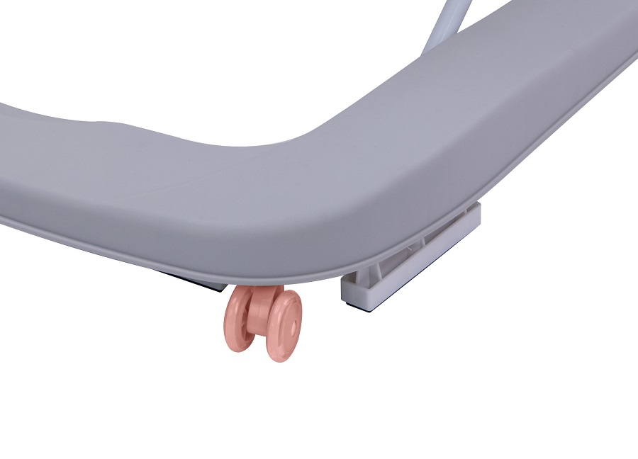 Inglesina Babydan Baby Walker skládací dětské chodítko, s hracím pultíkem, růžové" "Barva:šedé|Materiál:plastové|Nosnost:12 kg|Požadované vlastnosti:Nastavitelné|Určení:pro kluky i holky|Věk od:6 měsíců|Výrobce:BabyDan|