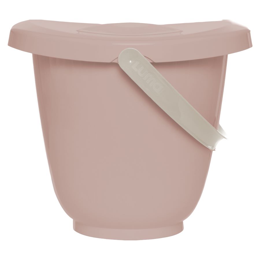 LUMA Kyblík na pleny s víkem LUMA - Blush Pink" "Barva:růžové|Druh:kyblíky|Objem:15 l|Výrobce:Luma|Značka:LUMA|