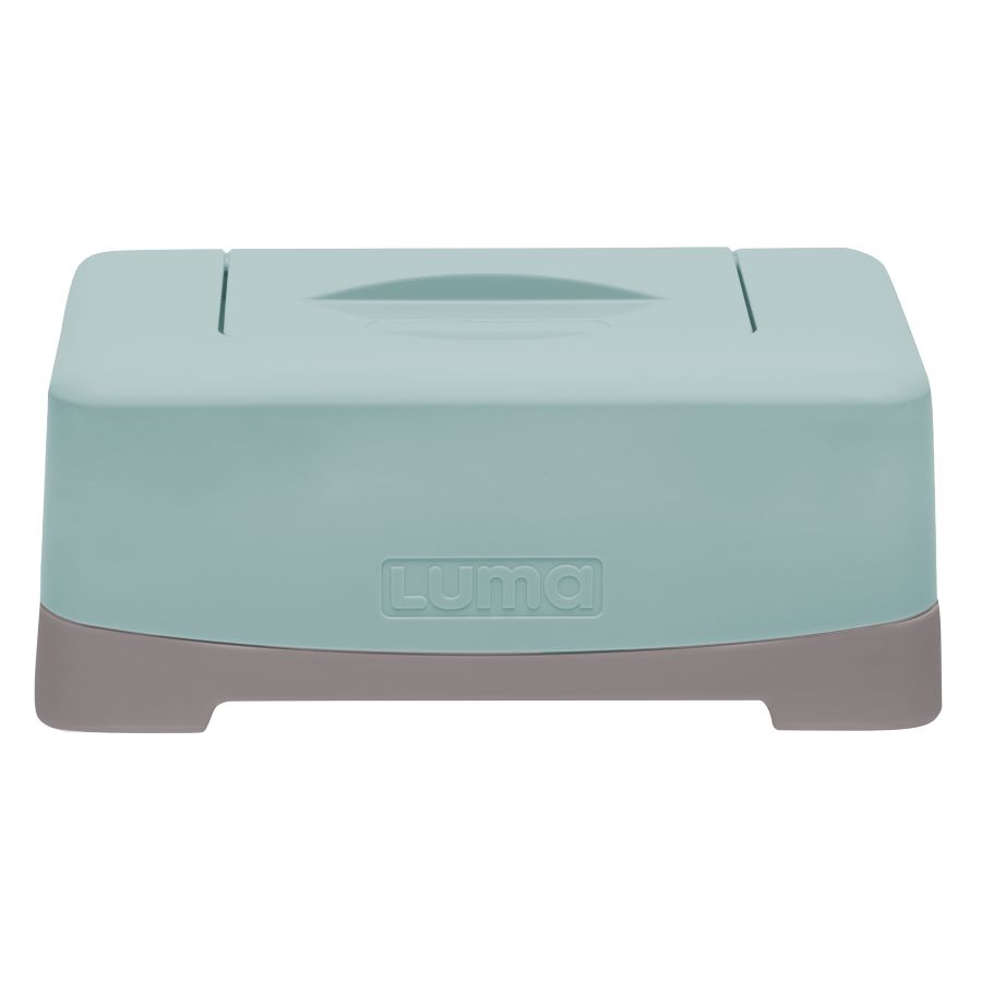 LUMA Box na vlhčené ubrousky LUMA Ice Blue" "Barva:modré|Druh:pouzdra na ubrousky|Použití:pro kojence|Výrobce:Luma|Značka:LUMA|