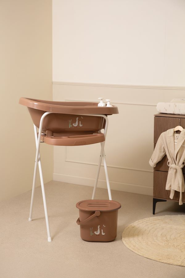 Bebe-Jou Termovanička Bébé-jou Click Dear Goose" "Barva:hnědé|Délka:86|Druh:vaničky|Protiskluzová úprava:ano|Šířka:44|Určen pro:do 4 let|Výška:32|Vzor:Dear Goose|Značka:Bébé-jou|