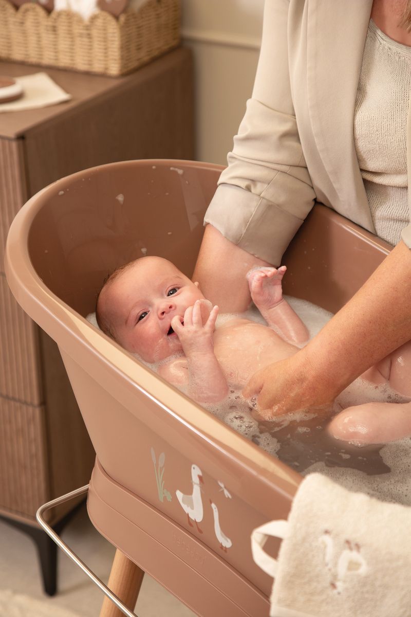 Bebe-Jou Froté žínky Bébé-Jou Dear Goose 2ks" "Barva:béžové|Druh:mycí žínky|Materiál:100% bavlna|Výrobce:Bébé-jou|Vzor:Dear Goose|