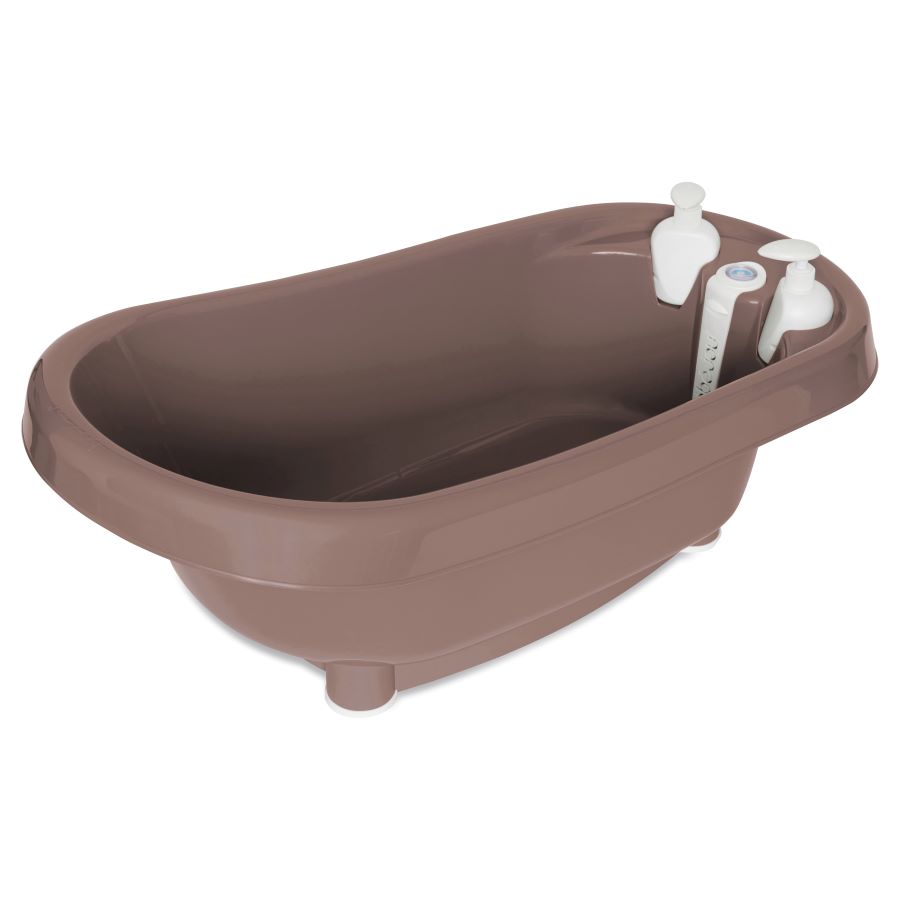 Bebe-Jou Termovanička Bébé-jou Click Mocha Mousse" "Barva:hnědé|Délka:86|Druh:vaničky|Protiskluzová úprava:ano|Šířka:44|Určen pro:do 4 let|Výška:32|Vzor:Mocha Mousse|Značka:Bébé-jou|