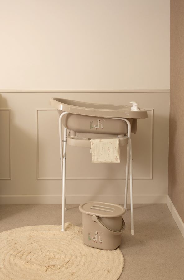 Bebe-Jou Termovanička Bébé-jou Click Soft Spring" "Barva:béžové|Délka:86|Druh:vaničky|Protiskluzová úprava:ano|Šířka:44|Určen pro:do 4 let|Výška:32|Vzor:Soft Spring|Značka:Bébé-jou|