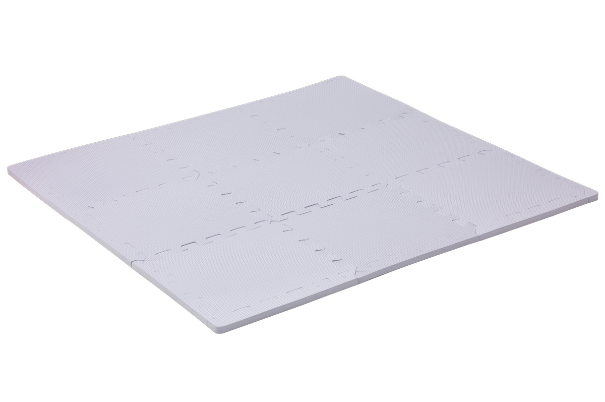 Rialto Baby Hrací podložka puzzle s okrajem Silver 92x92 cm" "Barva:stříbrné|Počet kusů:9|Značka:Rialto Baby|