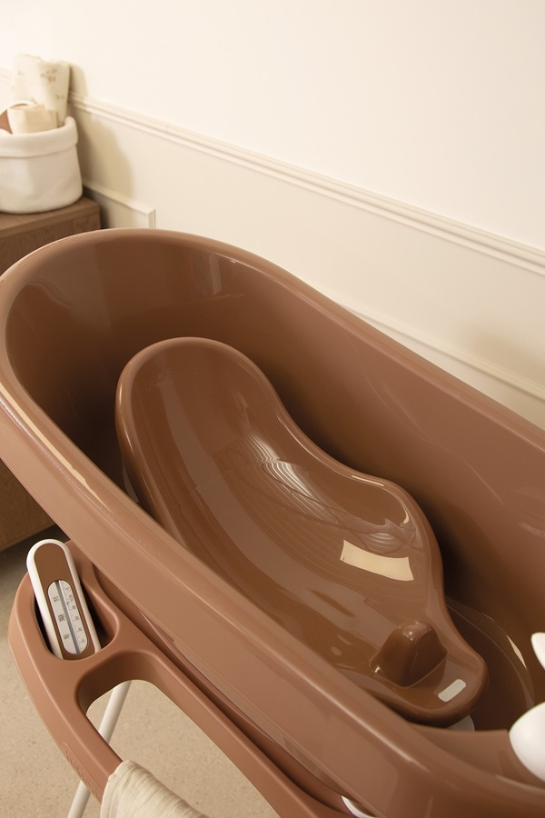 Bebe-Jou Sada vaničky Sense Mocha Mousse a stojanu Sense" "Barva:hnědé|Druh:koupací sada|Vzor:Mocha Mousse|