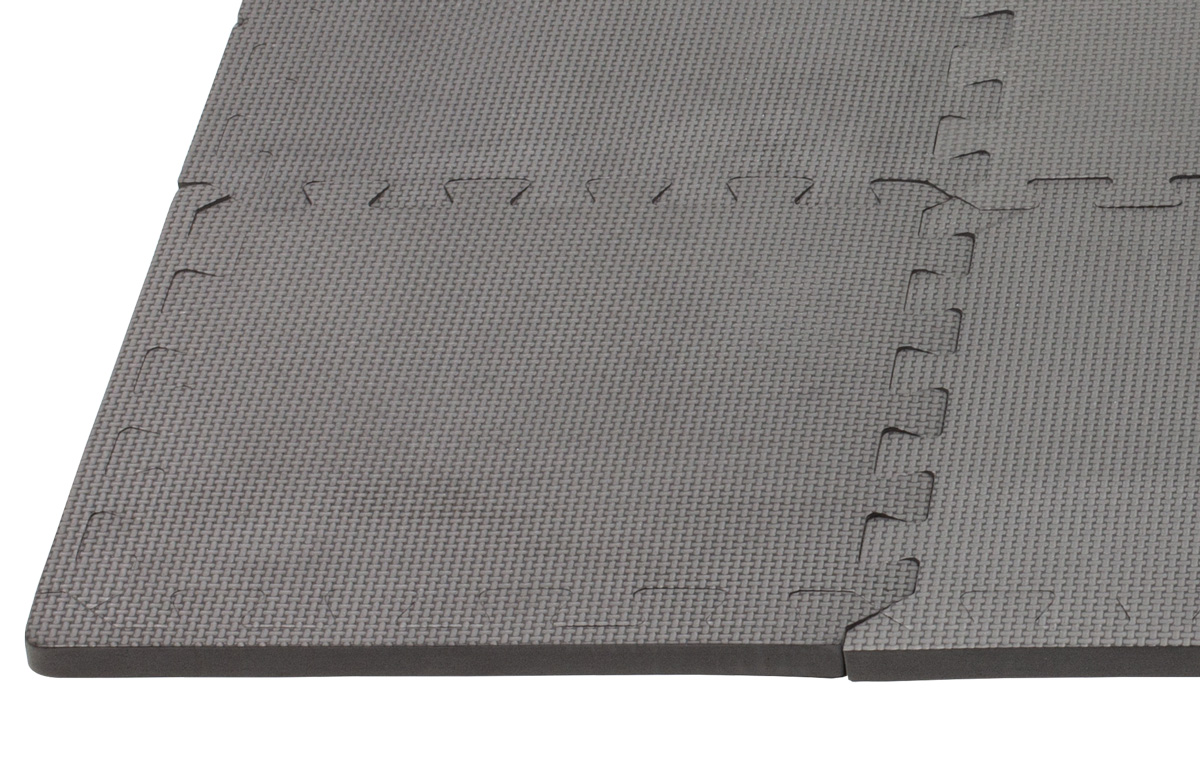 Rialto Baby Sada šedých okrajů pro pěnové puzzle 120x120cm" "Barva:hnědé|Počet kusů:16|Značka:Rialto Baby|