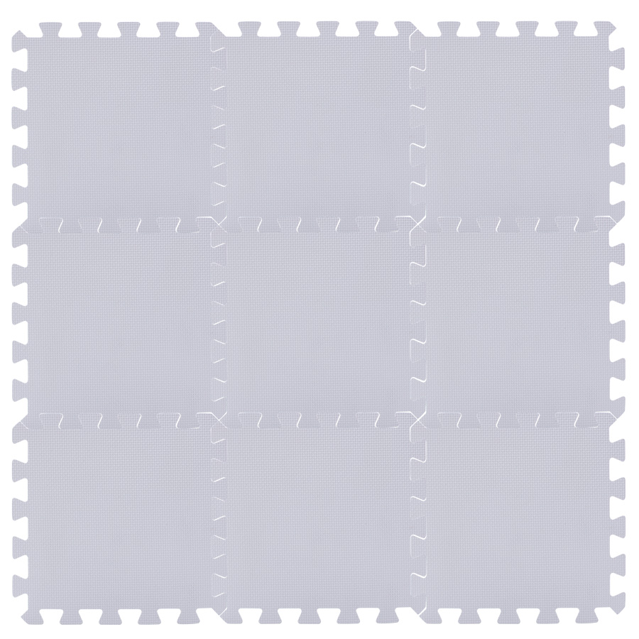 Rialto Baby Hrací podložka puzzle Silver 90x90 cm" "Barva:stříbrné|Počet kusů:9|